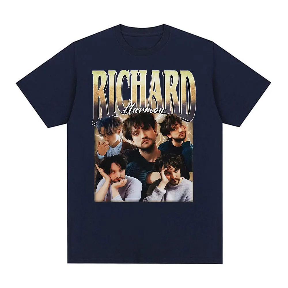 Classic Richard Harmon Vintage Graphic T Shirts Men Women Harajuku Hip Hop Streetwear T-shirt Cotton Casual Short Sleeve Tshirt