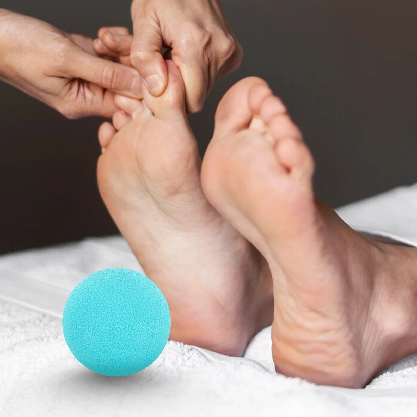 

Yoga Fascia Ball TPE Material Foot Massager Pain Relief Body Relaxation Balls Light Green Small Size Back Neck Massage