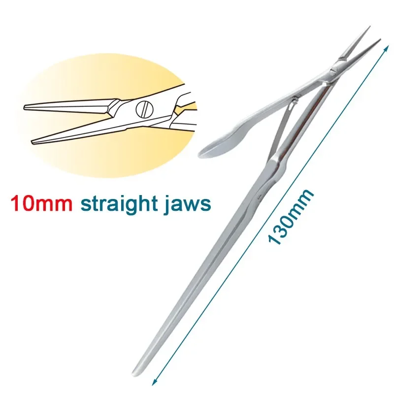 

GREATLH Eyelid Needle Holding Pliers Stainless Steel Autoclavable Ophthalmic Instrument