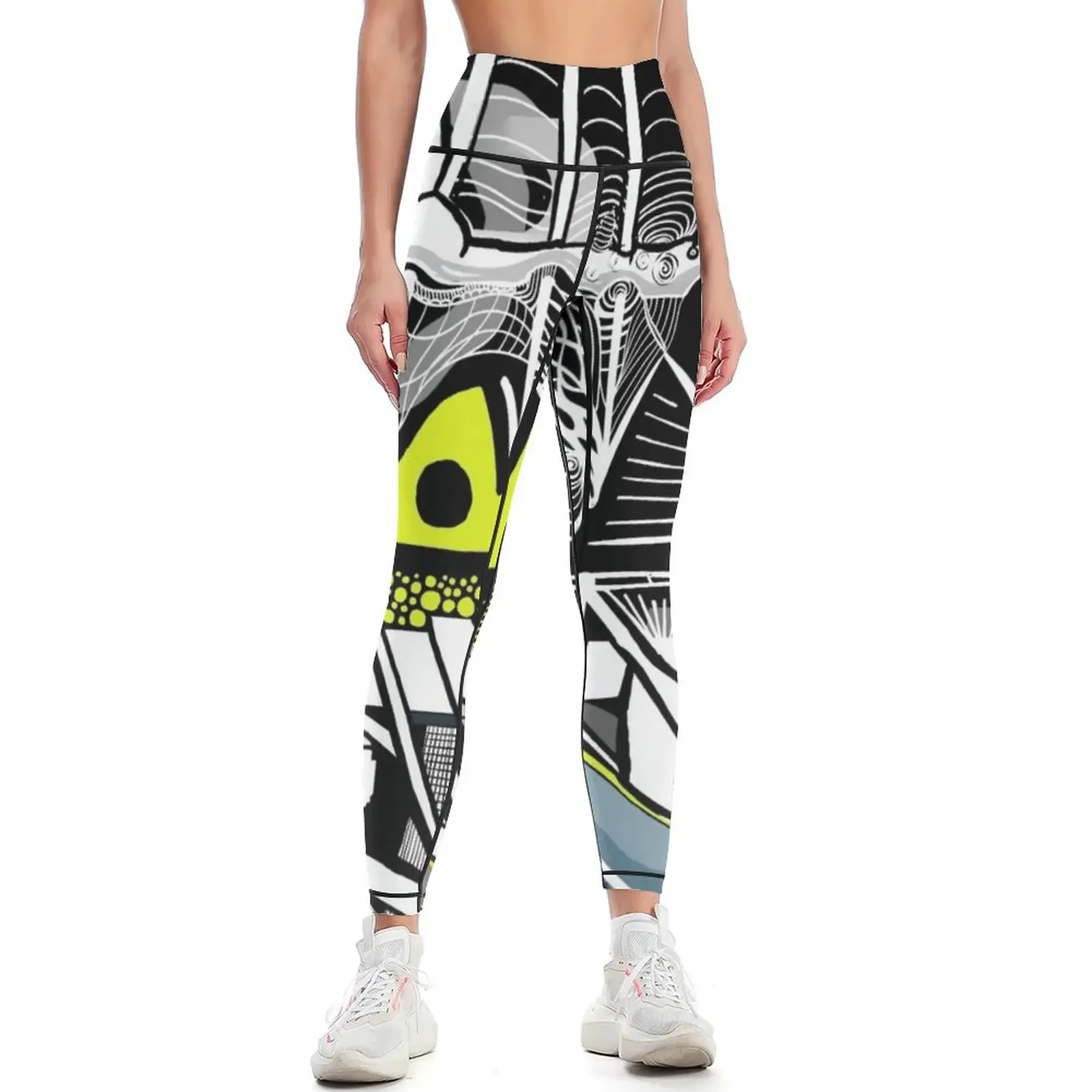 

80’s Craze Leggings sports tennis for gym sportswear woman Womens Leggings