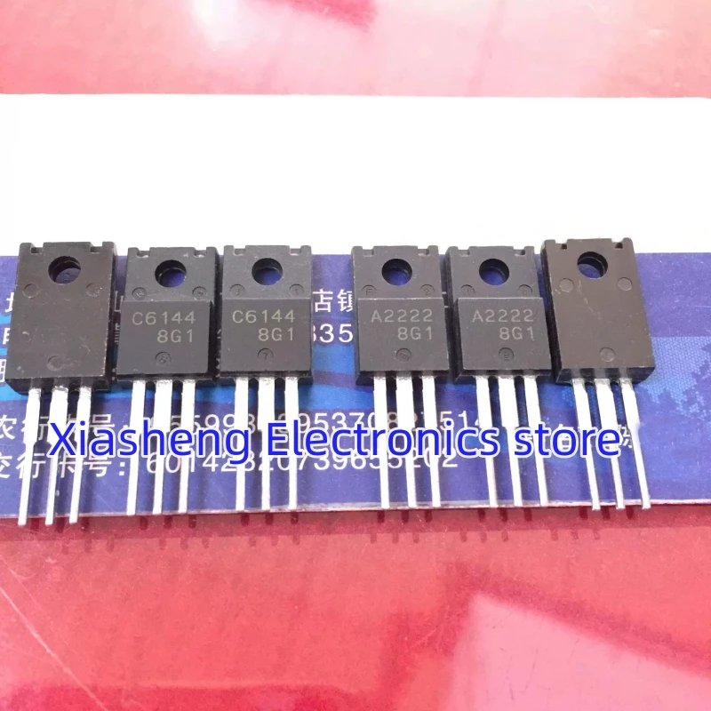 New Original 5Pairs 2SA2222 A2222 + 2SC6144 C6144 TO-220F Audio Amplifier Transistor In Stock