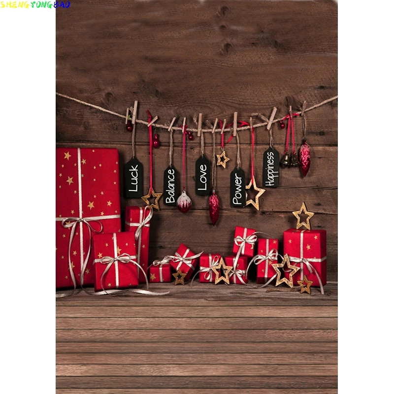 Vinyl Custom Christmas Theme Photography Background Children Portrait Backdrops For Photo Studio Props  CXZM-40