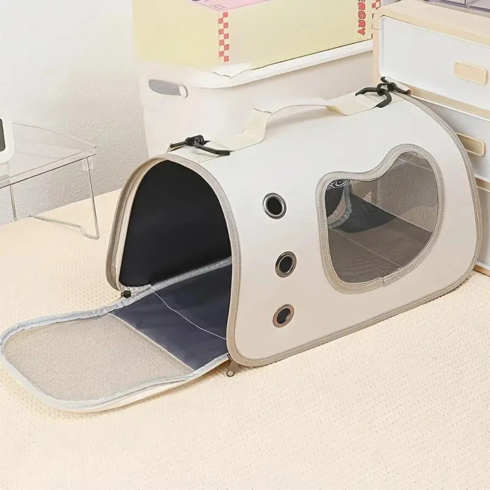 40×26×22cm Pet Carrier Bag for Small Dogs Cats Outdoor Portable Foldable Cat Bag Breathable Cat Shoulder Bag Kitten Carrying Bag view 3