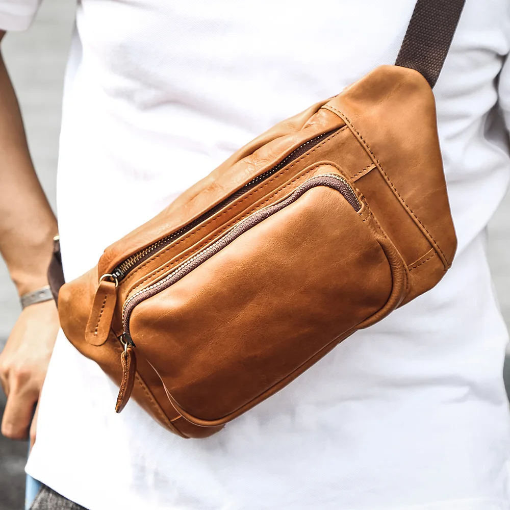 bolso-bandolera-de-cuero-genuino-de-vaca-de-primera-capa-para-hombre-mochila-de-hombro-Unico-rinonera-casual-versatil-mult