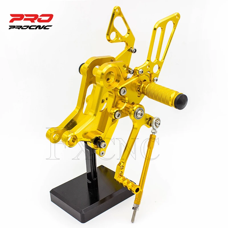 

For Ducati Monster 696 2008-2014 CNC Aluminum Motorcycle Footrest Footpeg Pedal Aluminum Alloy Foot Peg Rearset Rear Set