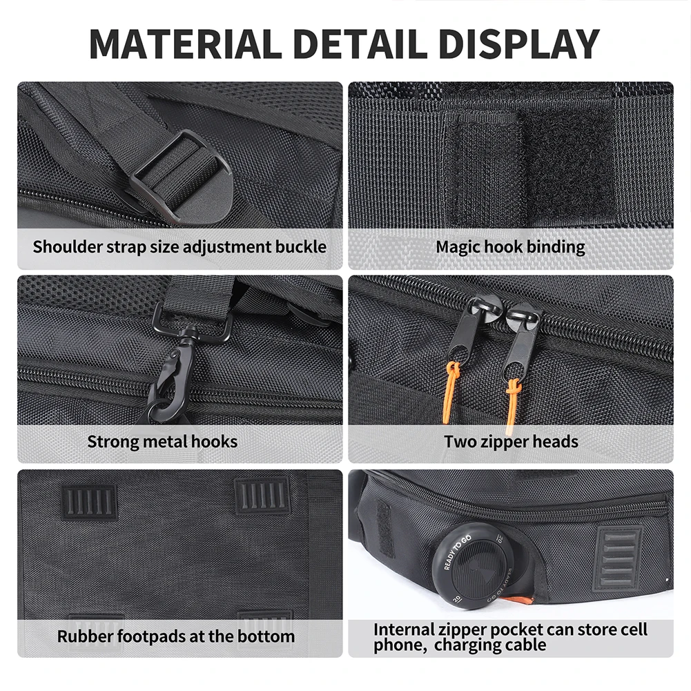 حقيبة تخزين مكبر الصوت المقاومة للماء والمتوافقة مع البلوتوث، سعة كبيرة وقابلة للطي أثناء السفر، حقيبة حمل قابلة للتنفس لـ JBL Partybox 310