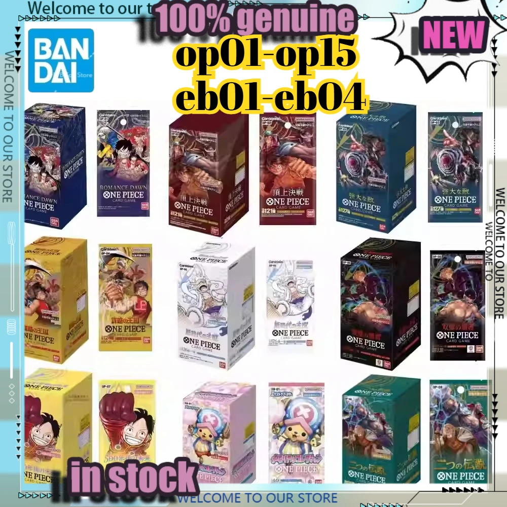 

Коллекционные карточные игры One Piece TCG OP01-OP15 PRB02 EB03: Полный набор, японская версия OPCG, подарочный бустер-бокс