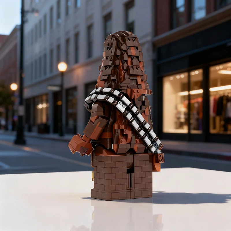 

1276pcs MOC Upscale Minifig Chewie Star Battle Model Building Blocks Architecture Christmas Gifts Toy Education Brick Birthday