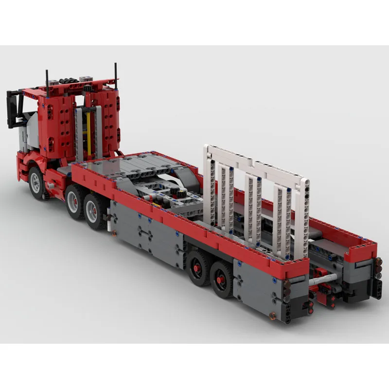 Building Block Truck com Loading Trailer, presente de aniversário infantil, brinquedo de Natal, MOC-39836, tipo 42098 C, 1641pcs