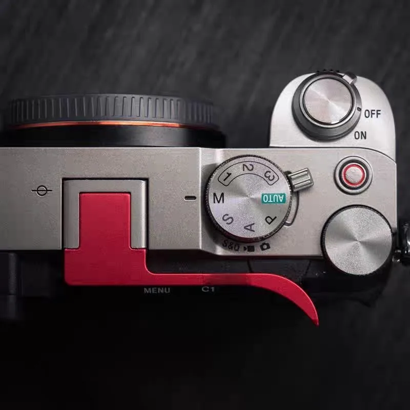 الألومنيوم قبضة اليد مقبض الاصبع مشبك لسوني A7C A7CII A7CM2 A7CR الحذاء الساخن جبل الإبهام تبادل لاطلاق النار التصوير كاميرا الملحقات