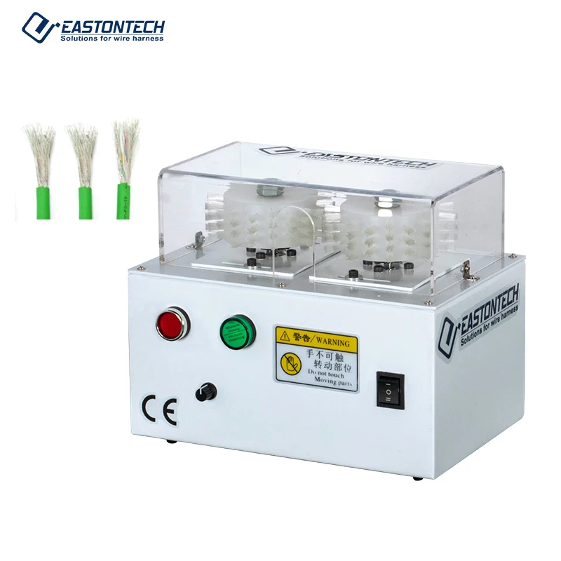 High-Speed Insulated Copper Wire Braided Shield Split Brushing Machine EW-1010-1 Special Equipment for Control Cable