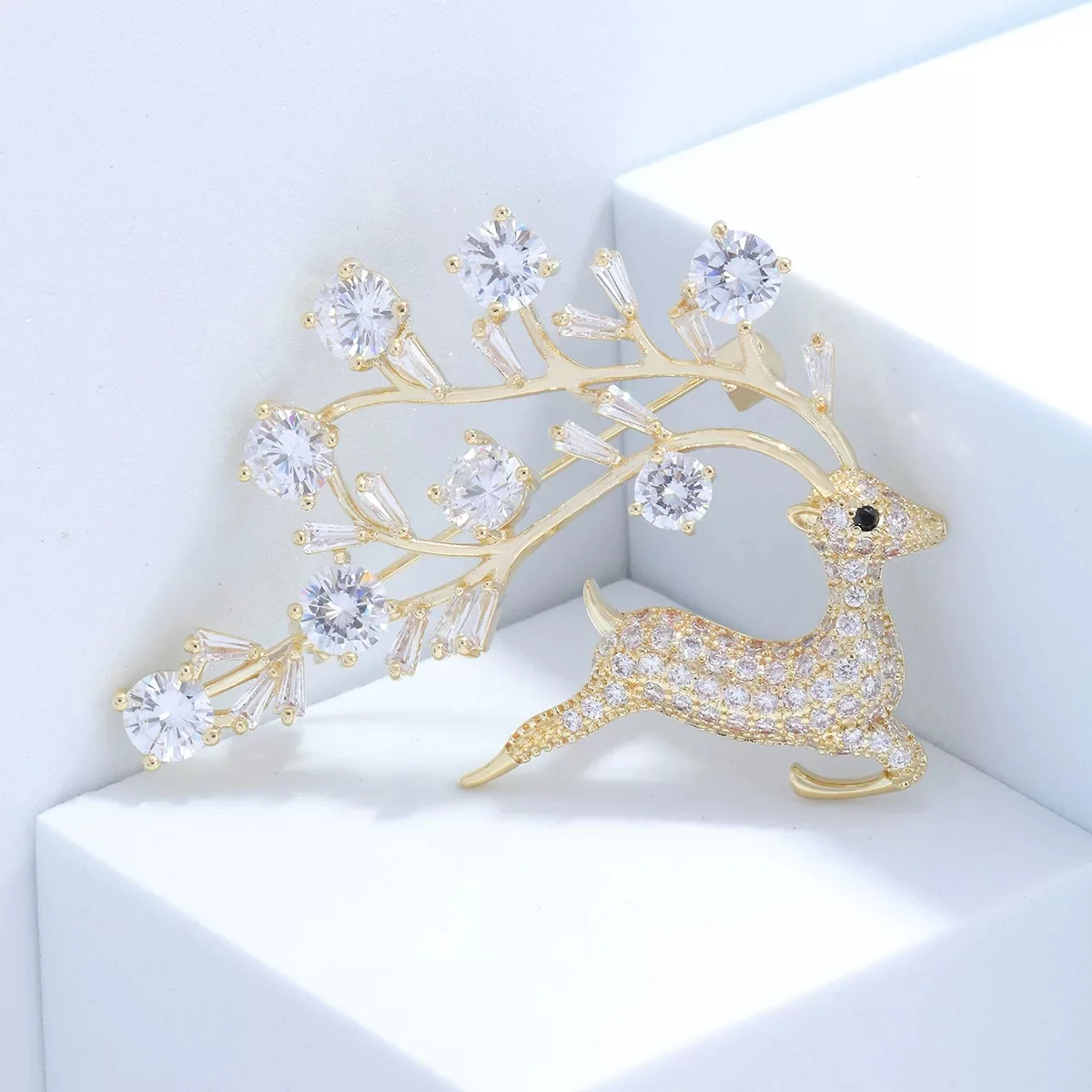 Whimsical Deer Broo… - image