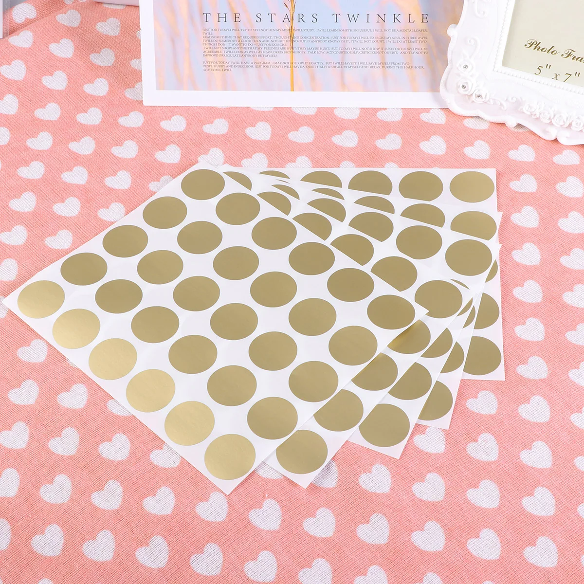 

5pcs Stickers Colorful Round Labels Paper Peel Scratch Stick Tickets Craft Folder Colorful Scratch Tickets Storage