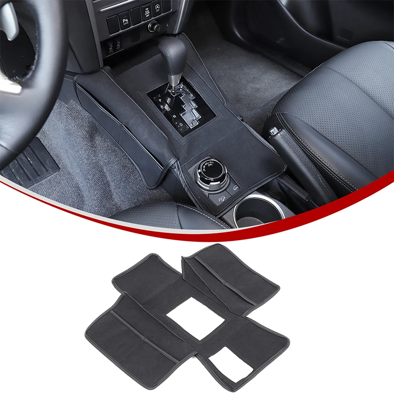 

For Mitsubishi L200 Triton Leather Center Console Gear Shift Panel Cover Trim Accessories