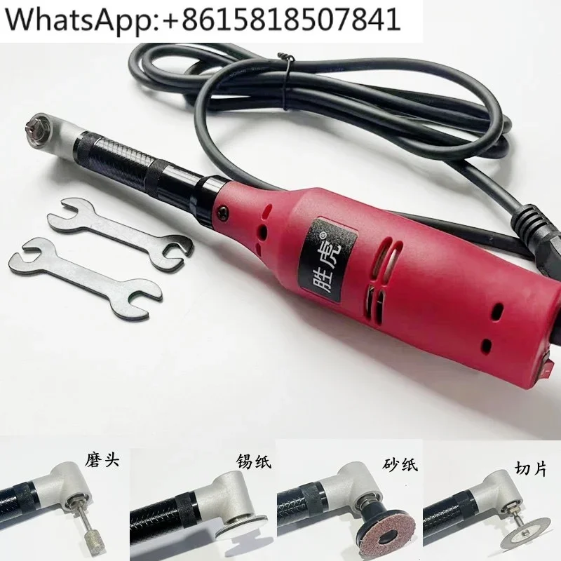 90 degree electric elbow polishing machine, multifunctional polishing machine, mold saving, polishing, ceramic tile,