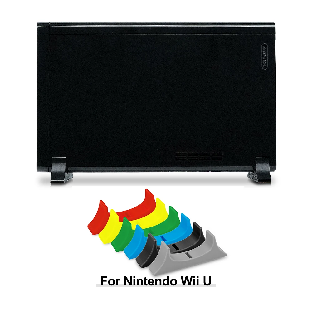 BitFunx 3D Printed Horizontal Stand Cooling Bracket For Nintendo Wii U Console Holder Stand For Wii U Accessories