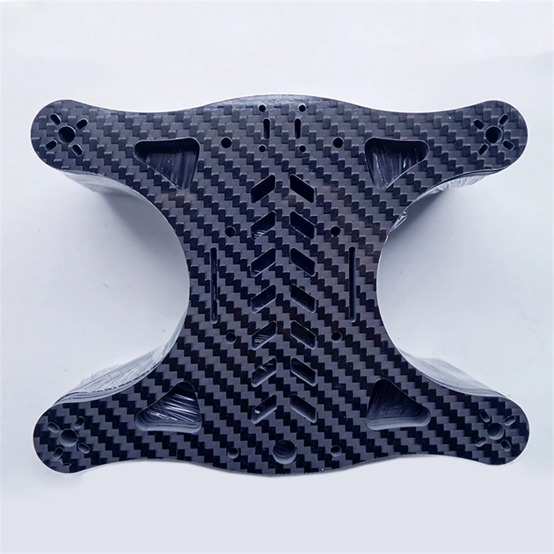 Imagem -02 - Cnc Custom Carbon Fiber Material Faça Você Mesmo Carving Odm Usinagem Serviços Peças Mecânicas Precisão de Corte Eletrônico Acessórios Uav