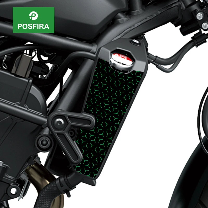 

POSFIRA наклейка на панель радиатора мотоцикла, виниловые наклейки для Kawasaki Eliminator 500 SE 2025 2024, аксессуары для украшения мотоцикла