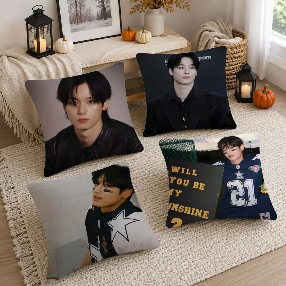 Actor Lee Ju Yeon Cushion Cover Soft Fluffy Short Plush  Pillow Case  Sofa Bed Home Decor