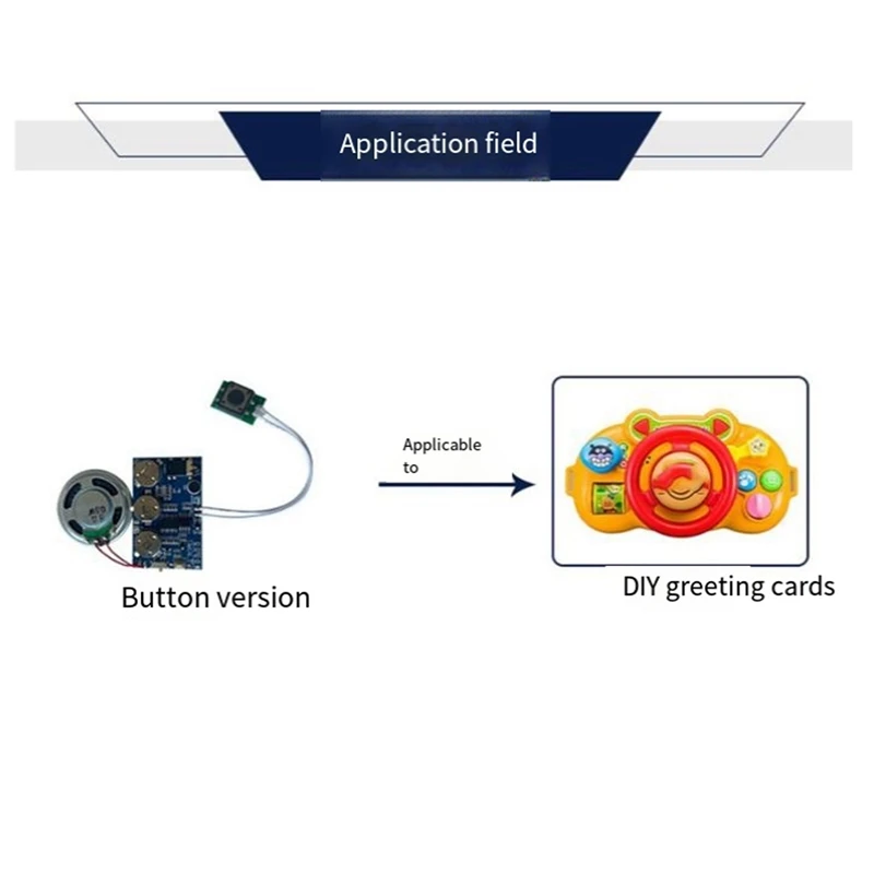 Music Recorder Board Chip Programmable Music Module 17 Minutes Sound Voice Audio For Greeting Card Self-Made Gift