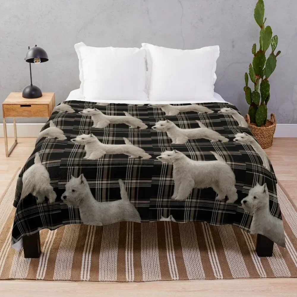 

Westie Volks Folks Throw Blanket for winter Sofas Hair Baby Blankets