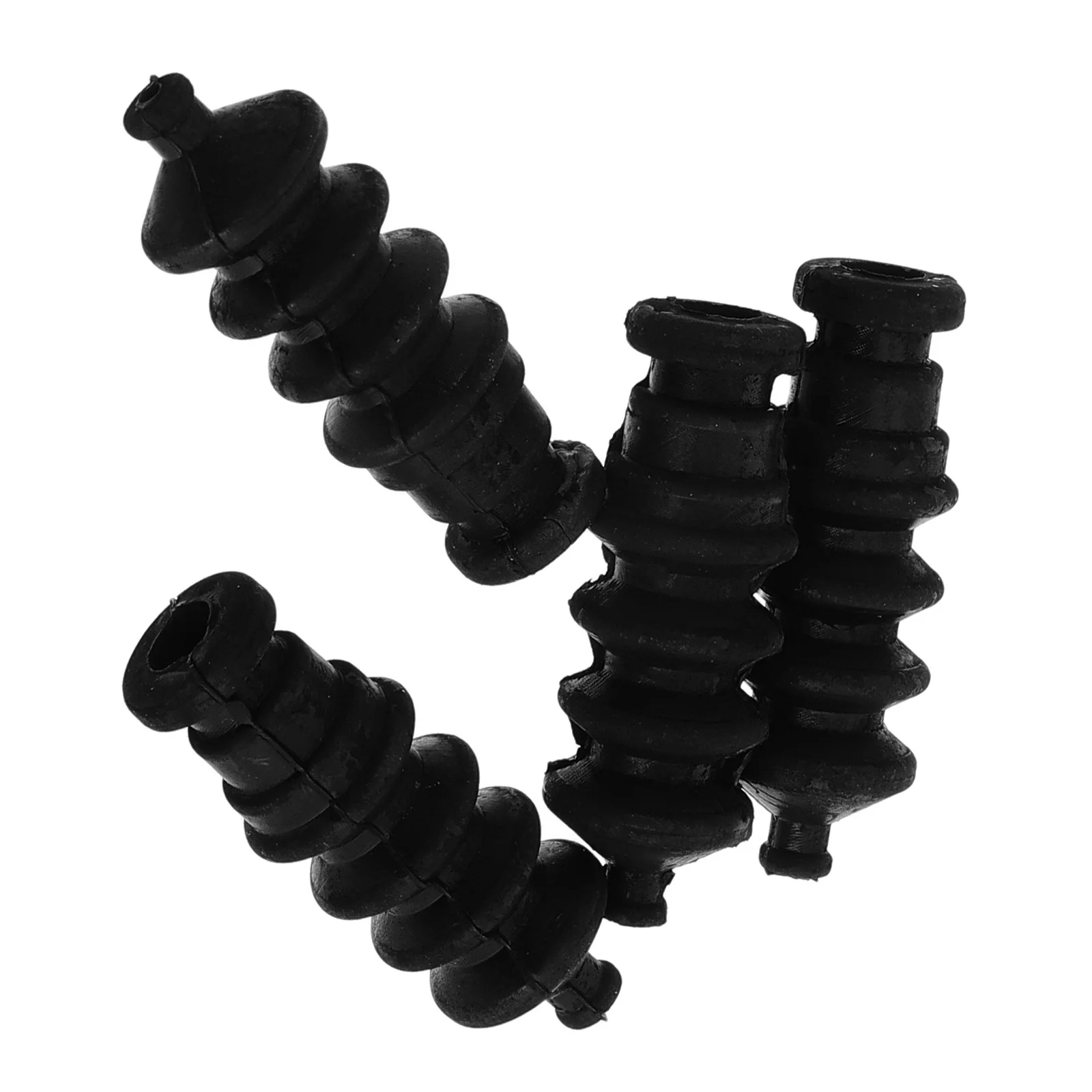 

4 Pcs Boat Pull Rod Cover Accessory 38mm Rubber Seal Accordion Protector Bellow