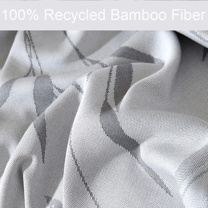 Cooling Bamboo Fiber Towel Blanket Lightweight Throw Blanket Air Condition Comforter Multi-purpose Cover Blanket for All Seasons