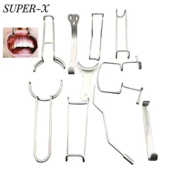 1PCS Tandheelkundige Implantaat Lip en Wang Retractie Apparaat Hogedruk Gesteriliseerd Rvs Orthodontische Mond Opener Orale tool