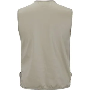 Sportweste Multi-Bullet für Männer im Freien, angeln, fotografiert, taktisch, bergstöhlich, monochromatisch, atmungsaktiv, ärmellose Jacke 8 Hauptverkäufe Tatico Tan - №5