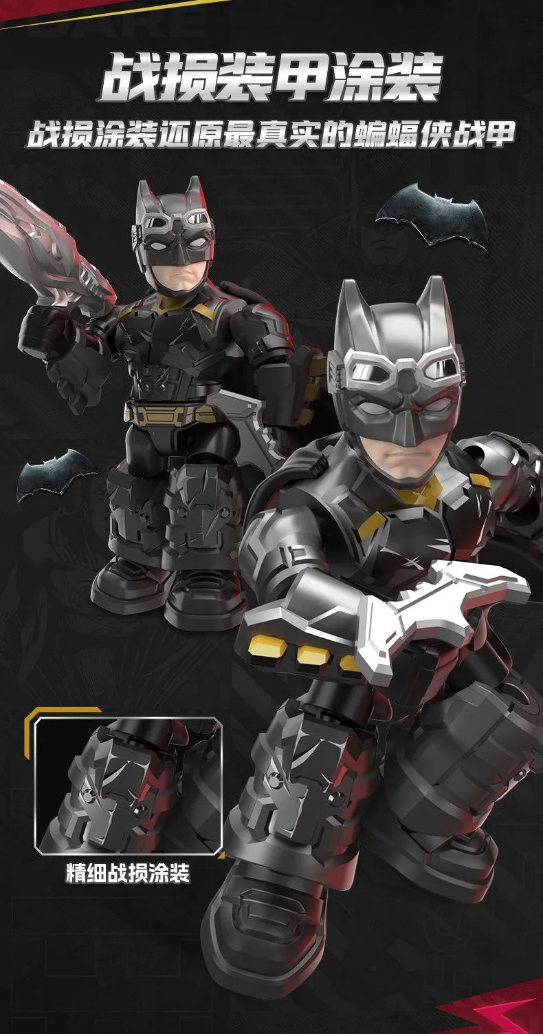 Blokees DC Blind Box Batman Arkham Knight Catwoman Mr.Freeze Clayface Zusammengebaute Bausteine Actionfigur Sammler-Spielzeug – Detail 24