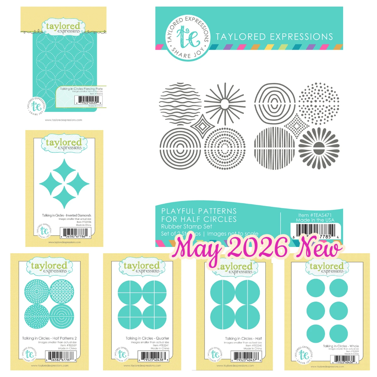 

May 2026 New Taylored Talking in Circles Die - Half Metal Cutting Dies Stamps Scrapbooking for DIY Greeting Card Handmade Gift