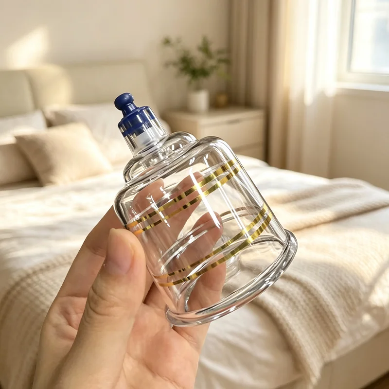 19 Pieces Professional Vacuum Acupuncture Cupping Massager Therapy Cans Vacuum Cupping Care Anti-Cellulite Suction Cups
