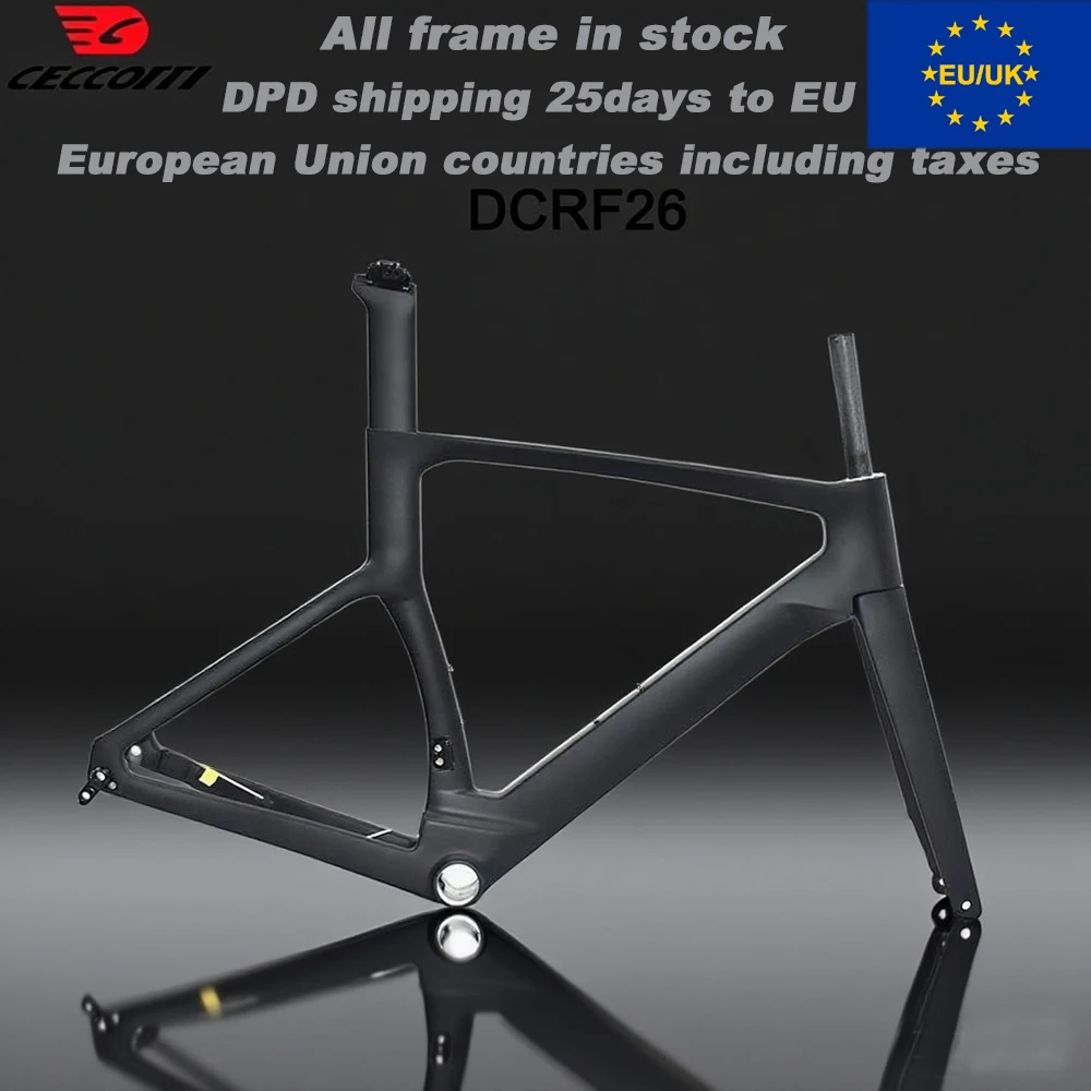 

In Stock Fast delivery DPD shipping to European Union Full hidden Cable Road Bike Frameset Disc Brake Aero Bicycle Frameset