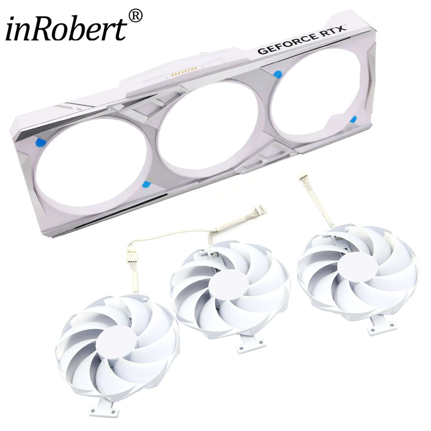 N​ew Original 100MM PLD10015B12H Video Card Fan For Colorful iGame RTX 4080 4080S 4090 4090D Vulcan White Graphics Card Cooling 