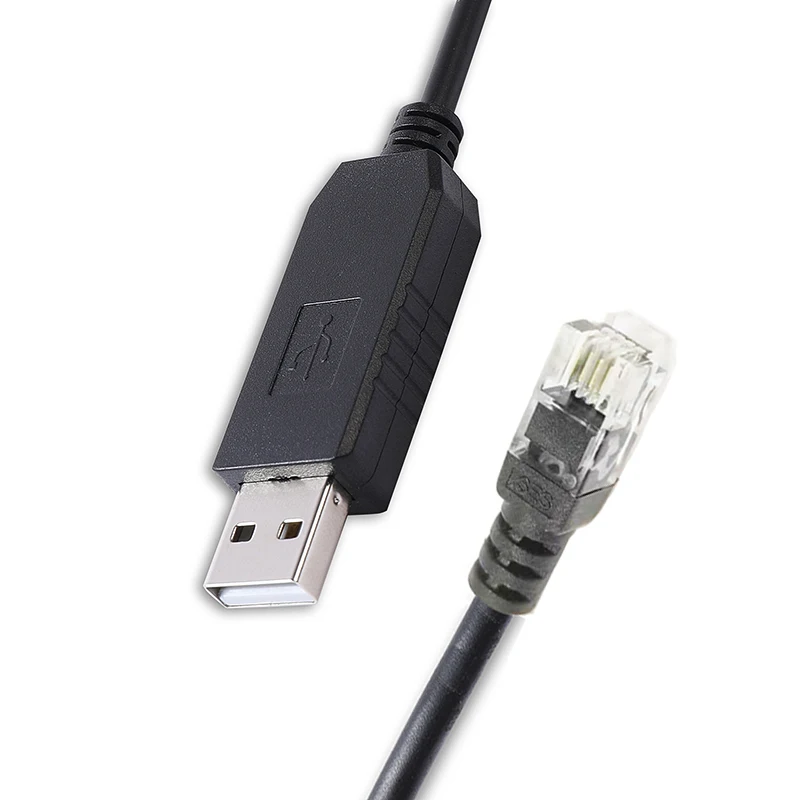 FTDI Ioptron 4P4C RJ9 to USB RS232 serial cable for Ioptron IEQ30 Pro IEQ45 Pro CEM60 Firmware Upgrade and Mount PC Control.