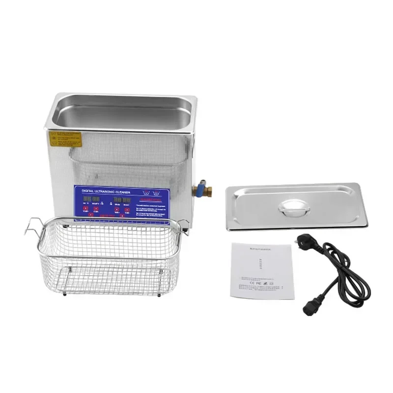 Home Electric C630 Hardware Ultrasonic Cleaner 6L Dental Auto Parts Laboratory Degreasing PCB Cleaner