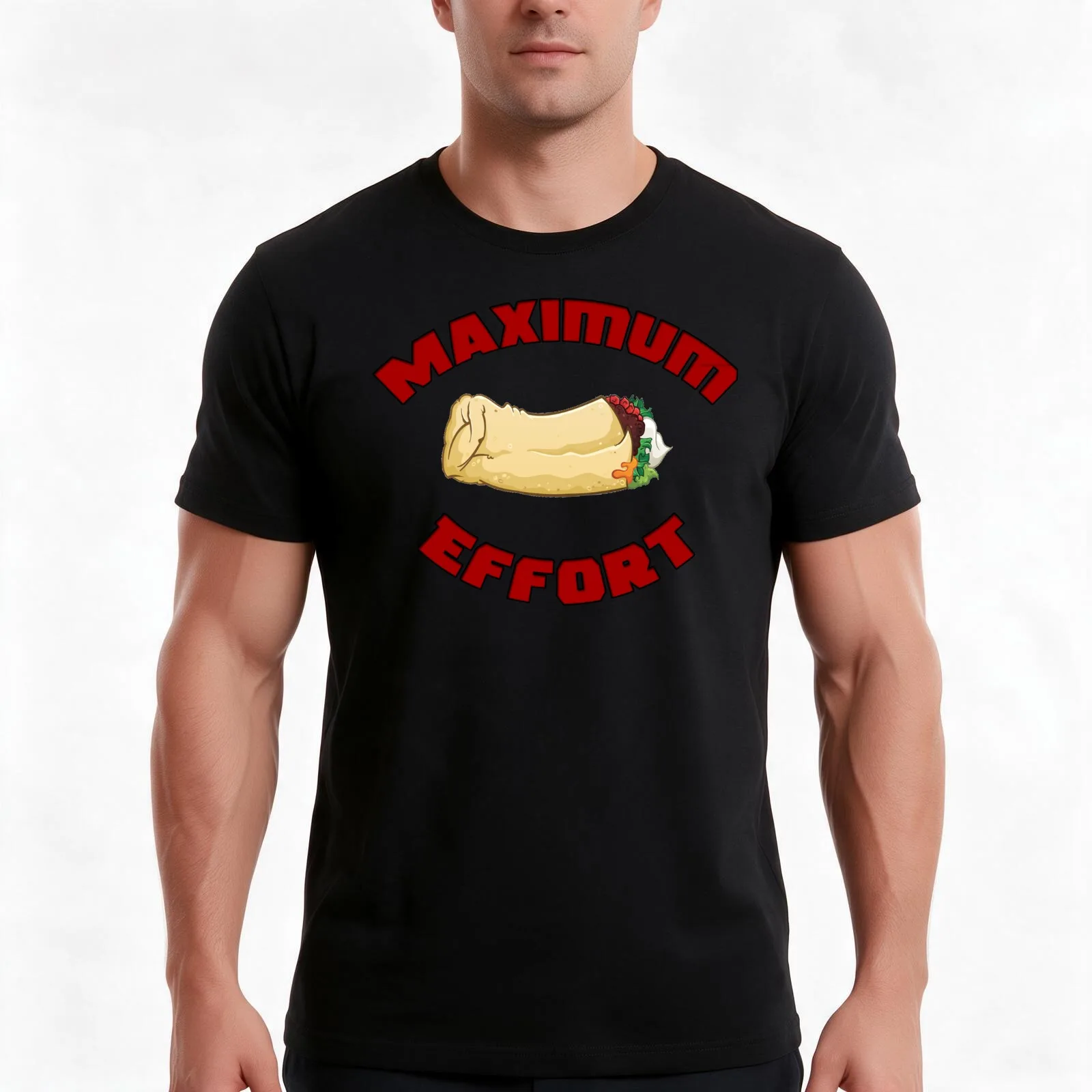 Maximum Effort T-Shirt, Summer Casual Cotton Tee, Oversized Streetwear Tops, Vintage Graphic Print, Loose Fit Short Sleeve