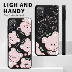 For ZTE BladeA52 A52 Lite ZTE A53 Pro Case Shockproof Silicone Soft TPU Phone Case For ZTE Blade A53 Back Cover Fashion Cartoon