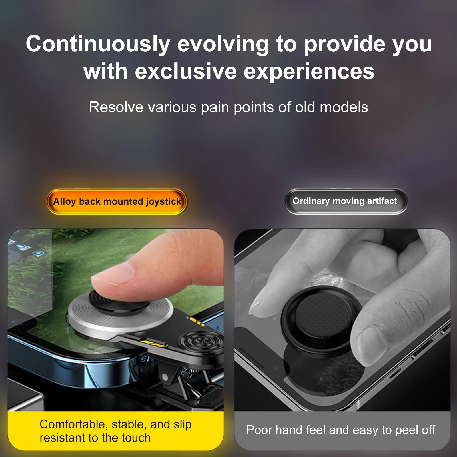 Universal Game Screen Controller Smartphone Gaming Accessories Auxiliary Moving Controller Mobile Phone External Controller Tool