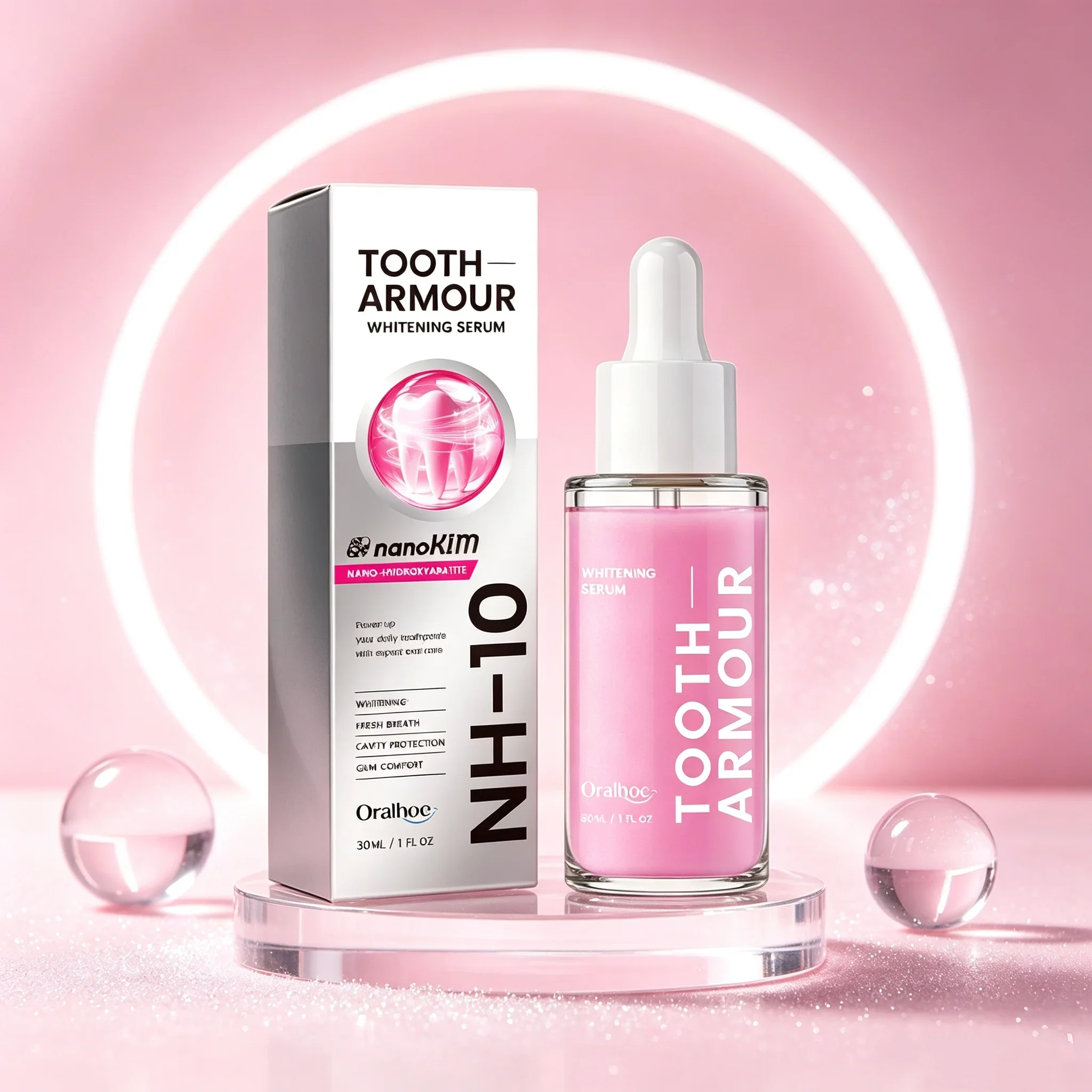 Teeth Care Serums Removes Plaque Stains Lasting Oral Hygiene Essence Freshing Breath Cleaning Days Tooth Brightening Serums 30ml