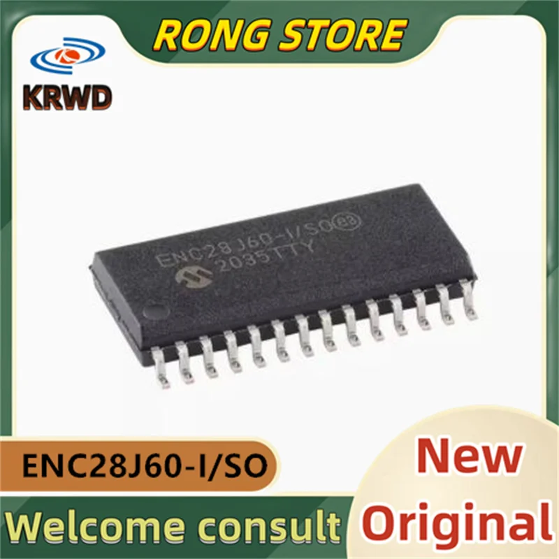 

10PCS ENC28J60-I/SO New and Original ENC28J60-I SOIC-28 ENC28J60