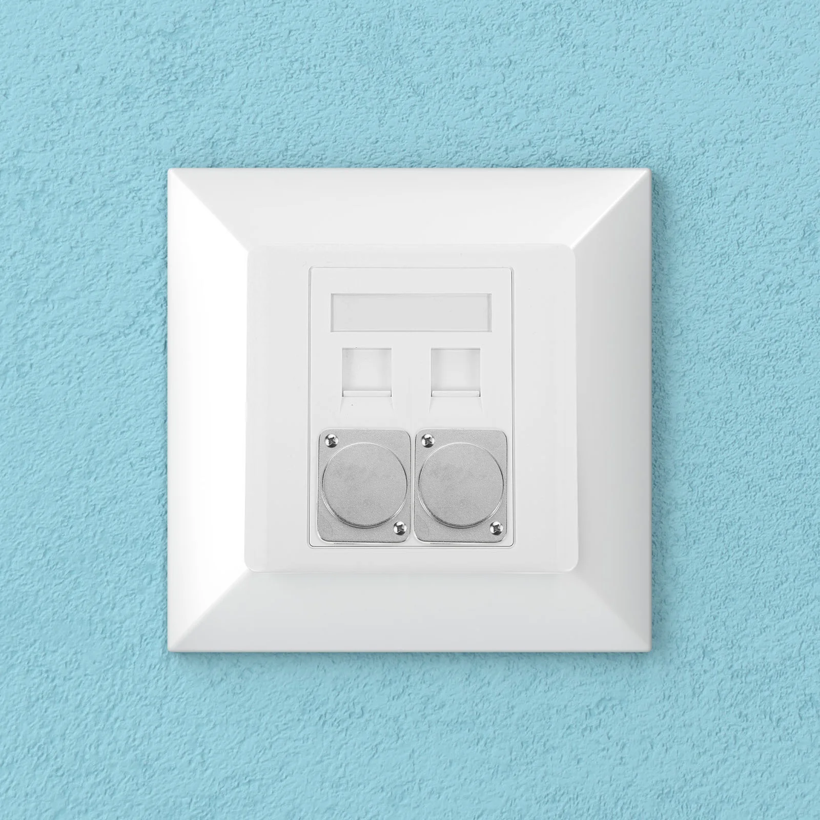 

5pcs Blank Blind Plate For Chassis Panel Mount Metal Industrial Cover Easy Installation Cable Management Space-Saving Design