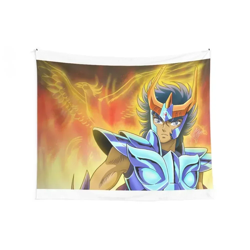 Saint Seiya Knights of the Zodiac Ikki Phoenix Tapestry Bedroom Deco Mushroom Tapestry