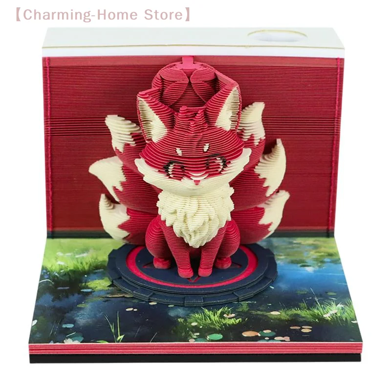 【M】Time Piece Calendar 2027 Desk Calendar 3D Tear-away Calendar Paper Carving Art Memo Pad Notepad Gift Home Decor