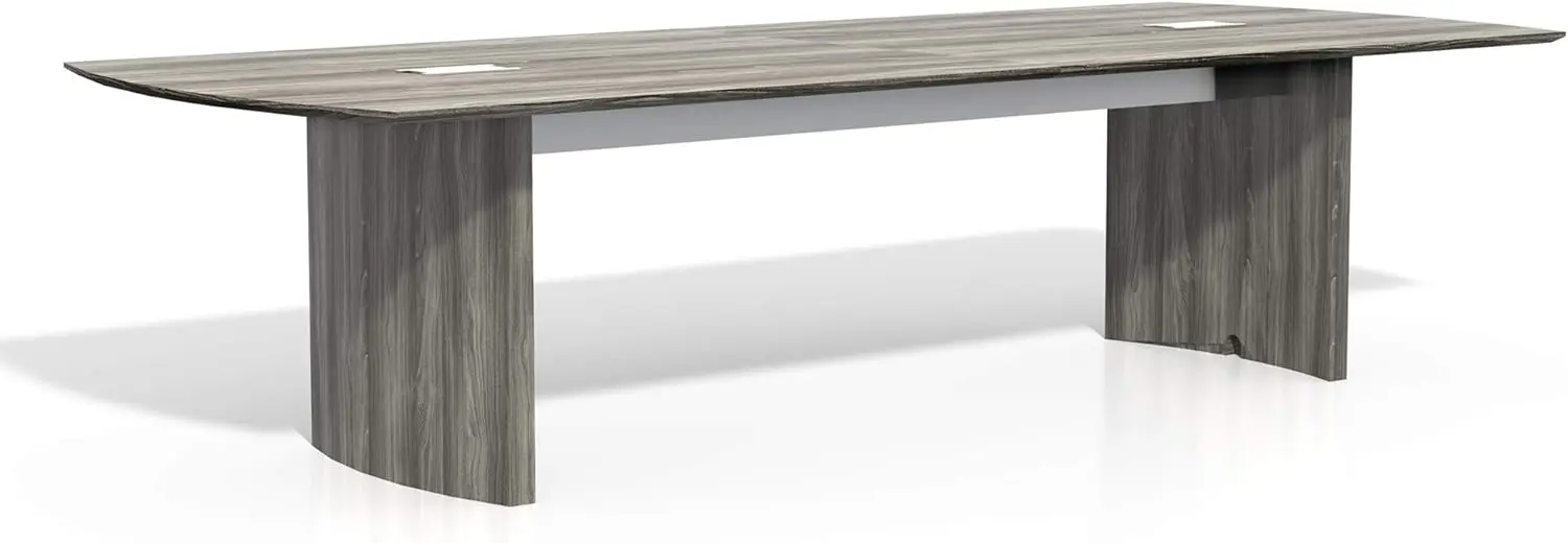 Modern Office Conference Meeting Room Table 10' Gray Steel Product Dimensions	48