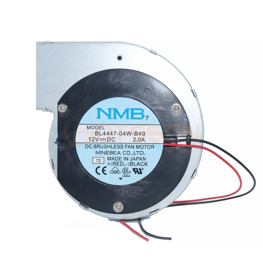 Neu für nmb BL4447-04W-b49 11028 12v 2a 2 draht turbine zentrifugal ventilator gebläse metallrahmen