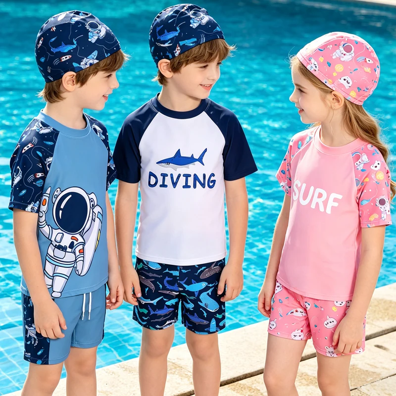 

Boys Swimsuit 3 to 4 5 6 7 8 9 10 11 12 13 14 Years 2 Piece 2026 Toddler Girl Swim Outfit Teen Kids Swimming Suit Child Swimwear