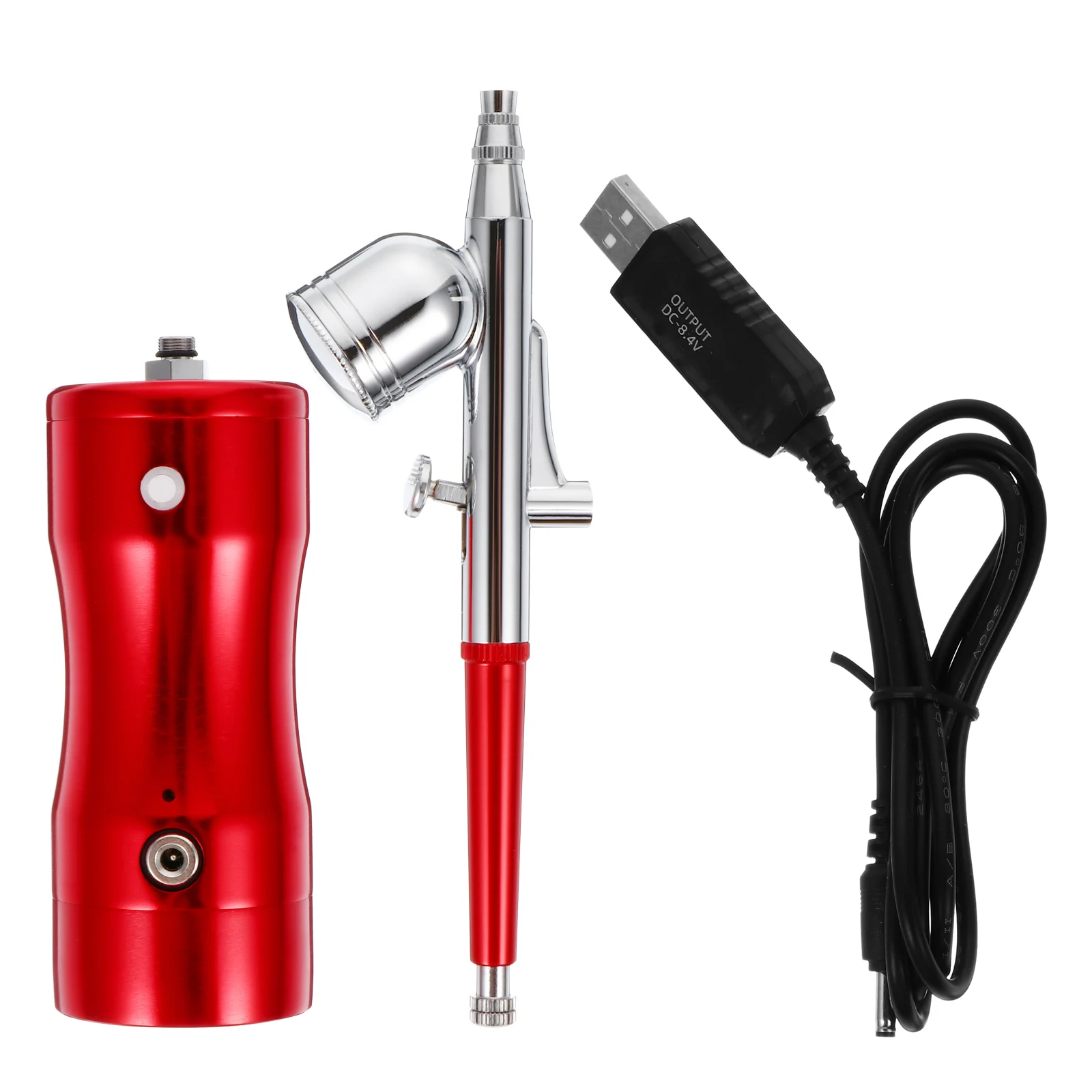 

1 Set Mini Airbrush with Air Compressor Rechargeable Portable Paint Tool