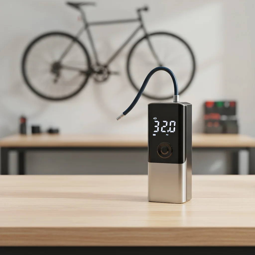 

Беспроводной автомобильный компрессор 6000 мАч, портативный — электрический насос для шин автомобиля/мотоцикла/велосипеда/мяча — с цифровым дисплеем