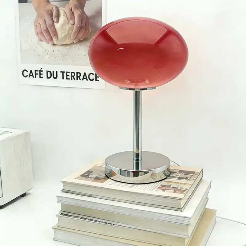 

Настольная лампа Candy Girlish Bauhaus середины века — теплый ночник для детей в спальне, креативная декоративная лампа